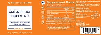 The Vitamin Shoppe Magnesium Threonate - supplement