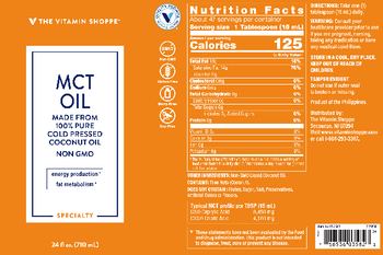 The Vitamin Shoppe MCT Oil - supplement