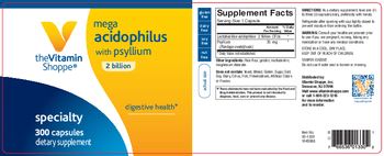The Vitamin Shoppe Mega Acidophilus With Psyllium - supplement