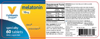 The Vitamin Shoppe Melatonin 10 mg - supplement