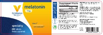 The Vitamin Shoppe Melatonin 1mg - supplement