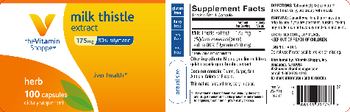 The Vitamin Shoppe Milk Thistle Extract 175 mg - supplement