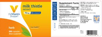 The Vitamin Shoppe Milk Thistle Extract 70 mg - supplement