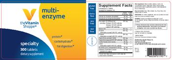The Vitamin Shoppe Multi-Enzyme - supplement