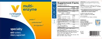 The Vitamin Shoppe Multi-Enzyme - supplement