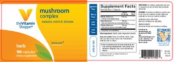 The Vitamin Shoppe Mushroom Complex - supplement