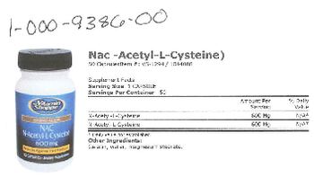 The Vitamin Shoppe NAC N-Acetyl-L-Cysteine - supplement