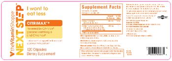 The Vitamin Shoppe Next Step Citrimax+ - supplement
