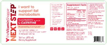 The Vitamin Shoppe Next Step Raspberry Flavor L-Carnitine - supplement