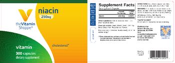 The Vitamin Shoppe Niacin 250 mg - supplement