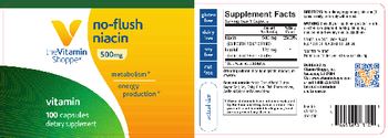 The Vitamin Shoppe No-Flush Niacin 500 mg - supplement
