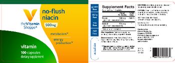 The Vitamin Shoppe No-Flush Niacin 500 mg - supplement