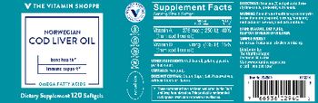The Vitamin Shoppe Norwegian Cod Liver Oil - supplement