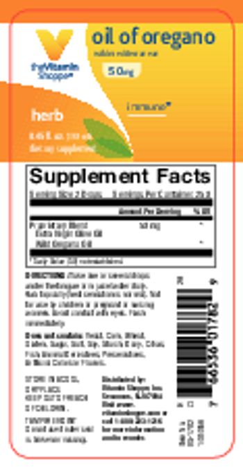 The Vitamin Shoppe Oil Of Oregano 50 mg - supplement