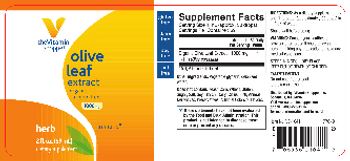The Vitamin Shoppe Olive Leaf Extract 1000 mg - supplement