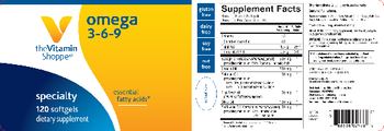 The Vitamin Shoppe Omega 3-6-9 - supplement