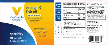 The Vitamin Shoppe Omega 3 Fish Oil - supplement