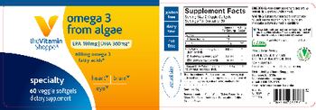 The Vitamin Shoppe Omega 3 From Algae - supplement