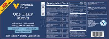 The Vitamin Shoppe One Daily Men's - supplement