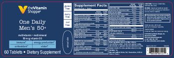 The Vitamin Shoppe One Daily Men?s 50+ - supplement