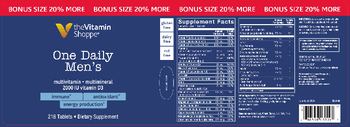 The Vitamin Shoppe One Daily Men's - supplement