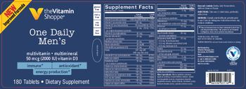 The Vitamin Shoppe One Daily Men's - supplement