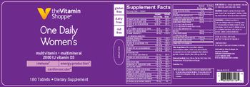 The Vitamin Shoppe One Daily Women’s - supplement