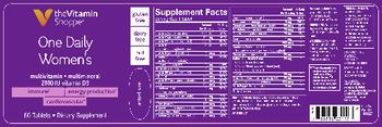 The Vitamin Shoppe One Daily Women’s - supplement