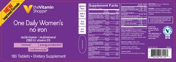 The Vitamin Shoppe One Daily Women?s No Iron - supplement