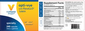 The Vitamin Shoppe Opti-Vue with FloraGLO Lutein - supplement