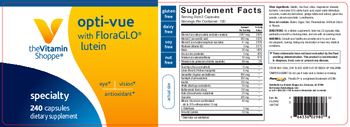 The Vitamin Shoppe Opti-Vue With FloraGLO Lutein - supplement