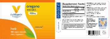 The Vitamin Shoppe Oregano Extract 450 mg - supplement