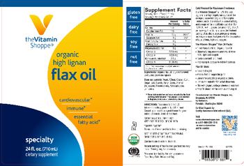 The Vitamin Shoppe Organic High Lignan Flax Oil - supplement
