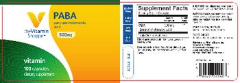 The Vitamin Shoppe PABA 500 mg - supplement