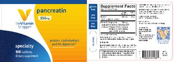 The Vitamin Shoppe Pancreatin 350 mg - supplement
