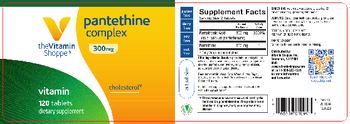 The Vitamin Shoppe Pantethine Complex 300 mg - supplement