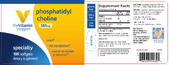 The Vitamin Shoppe Phosphatidyl Choline 385 mg - supplement