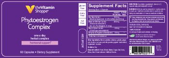 The Vitamin Shoppe Phytoestrogen Complex - supplement