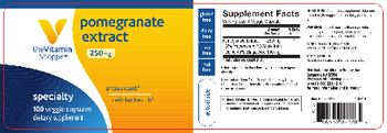 The Vitamin Shoppe Pomegranate Extract 250 mg - supplement