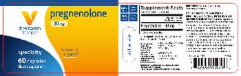 The Vitamin Shoppe Pregnenolone 30 mg - supplement