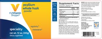 The Vitamin Shoppe Psyllium Whole Husk Powder - supplement