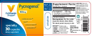 The Vitamin Shoppe Pycnogenol 100 mg - supplement