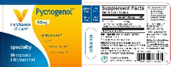 The Vitamin Shoppe Pycnogenol 50 mg - supplement