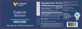 The Vitamin Shoppe Pygeum Extract - supplement