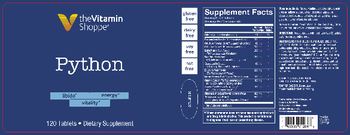 The Vitamin Shoppe Python - supplement