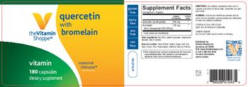The Vitamin Shoppe Quercetin With Bromelain - supplement