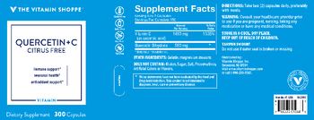 The Vitamin Shoppe Quercetin+C - supplement