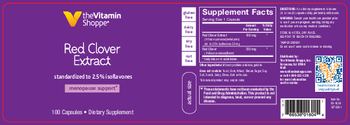 The Vitamin Shoppe Red Clover Extract - supplement