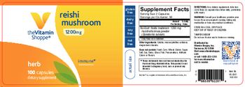 The Vitamin Shoppe Reishi Mushroom 1200 mg - supplement