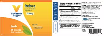 The Vitamin Shoppe Relora 250 mg - 